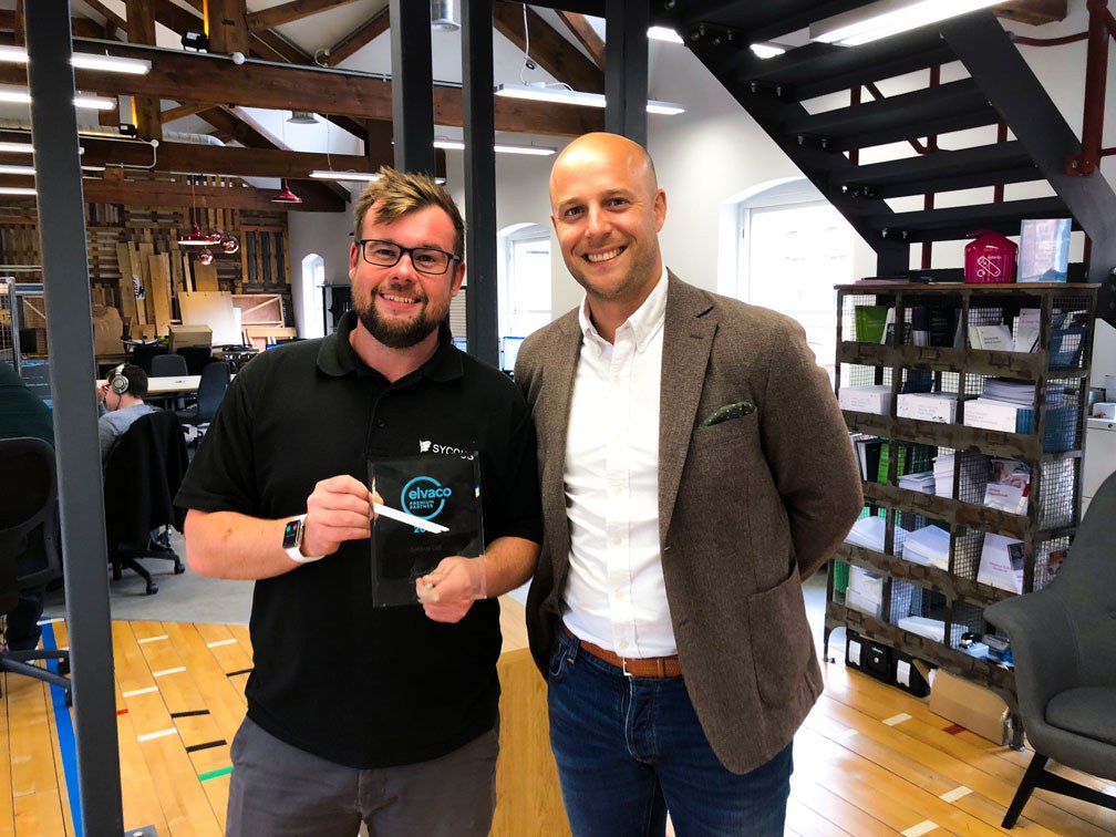 Niclas Ermesjö and Luke Chambers at Sycous HQ