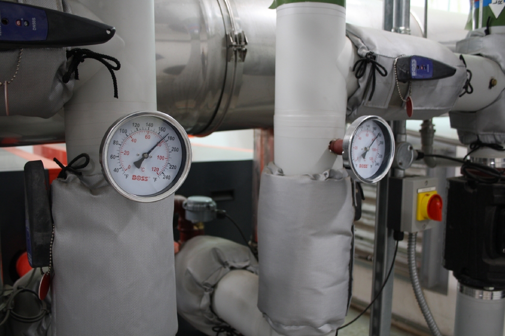 Hntas pipes plant room