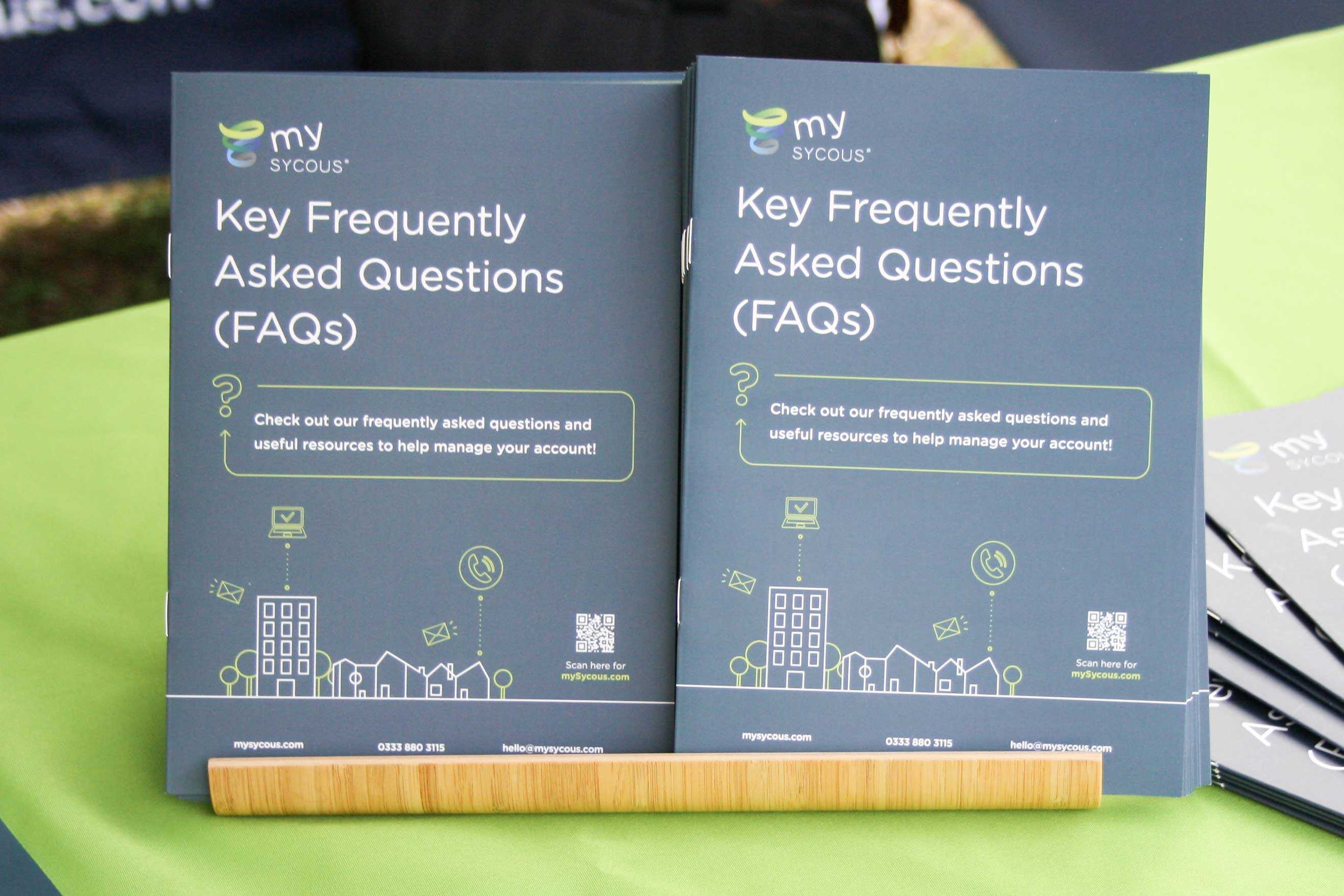 Harlow my Sycous FA Qs brochures