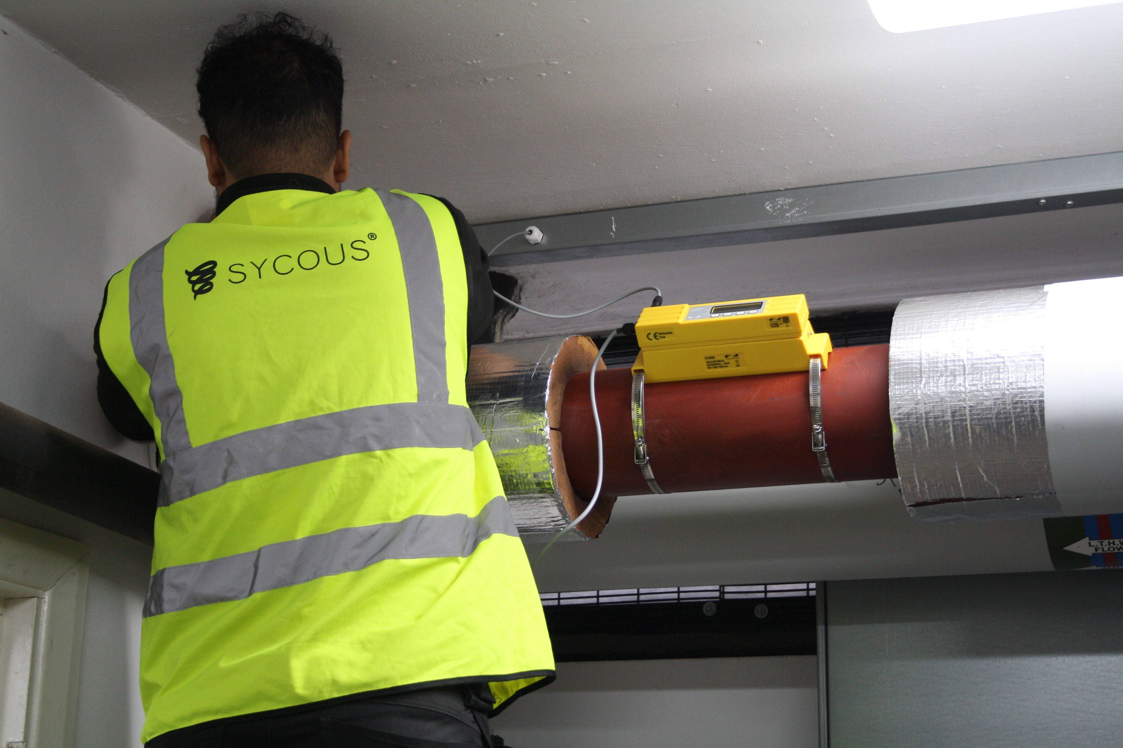 Plantroom with u1000 clamp on meter